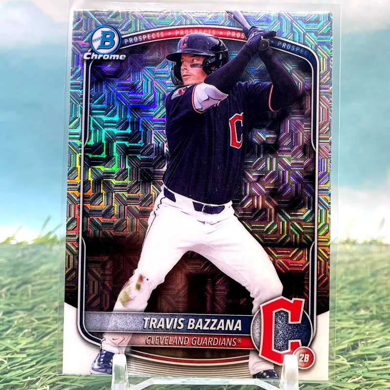 2025 Bowman Draft Mojo Refractor Travis Bazzana #BDC-49 Guardians KM61 - Baseball Card Single