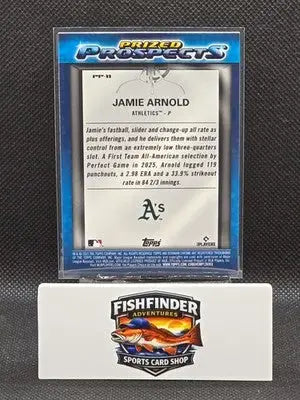 2025 Bowman Draft Prized Prospects Jamie Arnold PP-11 Mega Mojo (B) Athletics - Baseball Card Single
