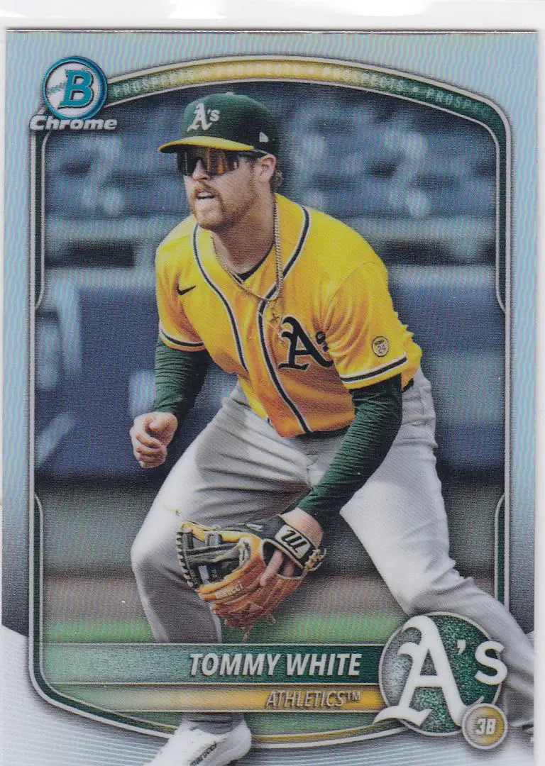 2025 Bowman Draft Refractor #BDC-88 Tommy White Athletics - Baseball Card Single