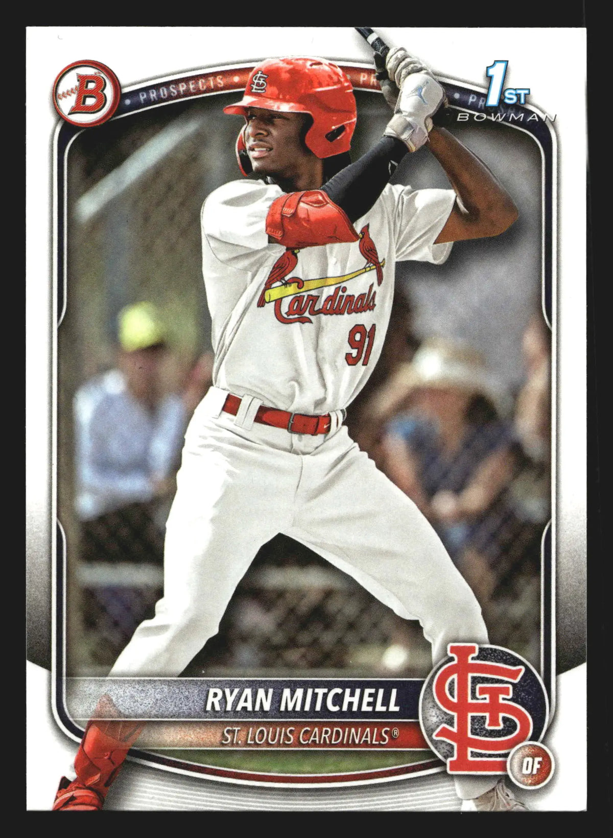 2025 Bowman Draft Ryan Mitchell #BD-77 1st Bowman St. Louis Cardinals - Baseball Card Single