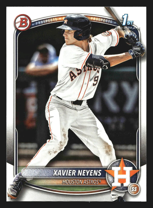 2025 Bowman Draft Xavier Neyens #BD-2 1st Bowman Houston Astros - Baseball Card Single