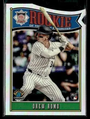 2025 Bowman Drew Romo #ROY-9 Rookie of the Year Favorites Colorado Rockies