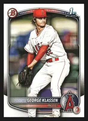 2025 Bowman George Klassen #BP-63 1st Bowman Prospect Angels - Baseball Card Single