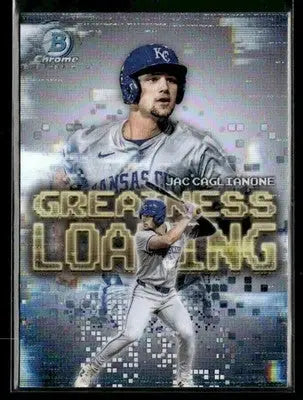2025 Bowman - Greatness Loading Jac Caglianone #GL-21 Kansas City Royals