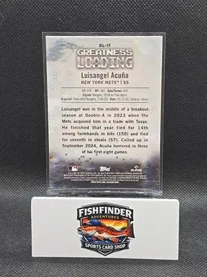 2025 Bowman - Greatness Loading Luisangel Acuna #GL-11 (RC) - Baseball Card Single