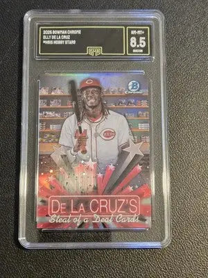 2025 Bowman #HS-15 Elly De La Cruz Hobby Stars GMA 8.5 - Baseball Card Single