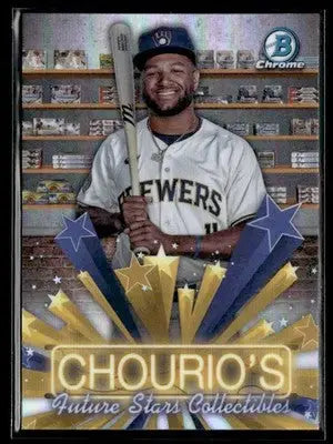2025 Bowman Jackson Chourio #HS-3 Hobby Stars Milwaukee Brewers