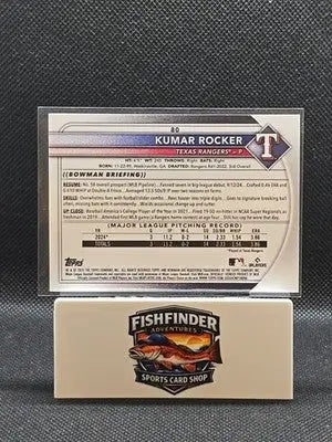 2025 Bowman - Kumar Rocker #80 Neon Green /399 (RC) - Baseball Card Single