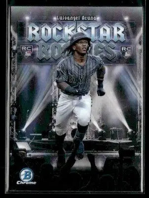 2025 Bowman Luisangel Acuña #RR-18 Rockstar Rookies New York Mets