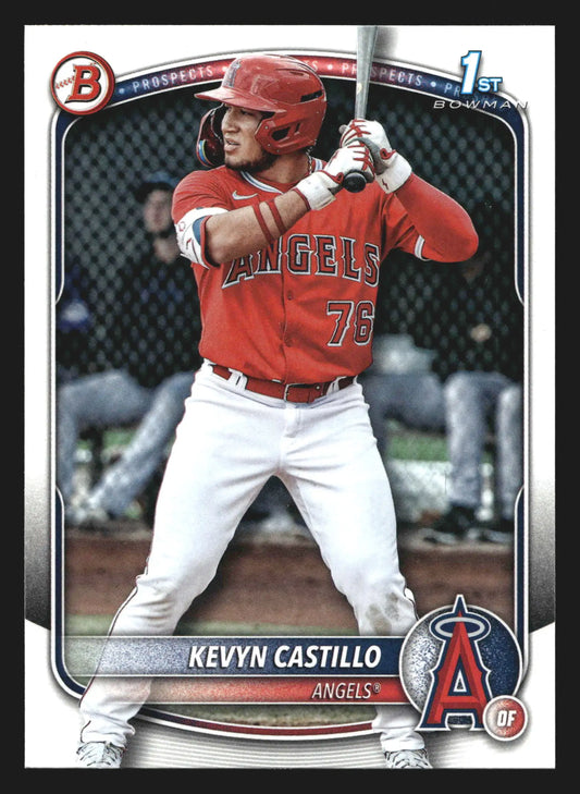 2025 Bowman Prospects #BP-82 Kevyn Castillo Angels 1st - Baseball Card Single