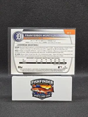 2025 Bowman - Prospects Franyerber Montilla #BP-5 Neon Green /399 (RC) - Baseball Card Single