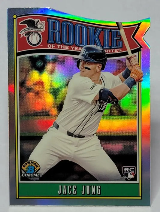 2025 BOWMAN ROTY FAVORITES DIE CUT INSERT - Jace Jung #ROY-8 - Baseball Card Single