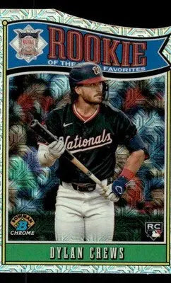 2025 Bowman #ROY-1 Dylan Crews Rookie of the Year Favorites Mega Refractor - Baseball Card Single