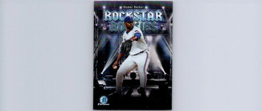 Baseball card of Kumar Rocker Rockstar Rookies from 2025 Bowman series