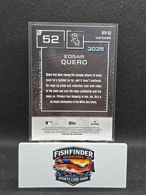 2025 Bowman - Bowman Scouts Top 100 Chrome Edgar Quero #BTP-52 Green /99 - Baseball Card Single