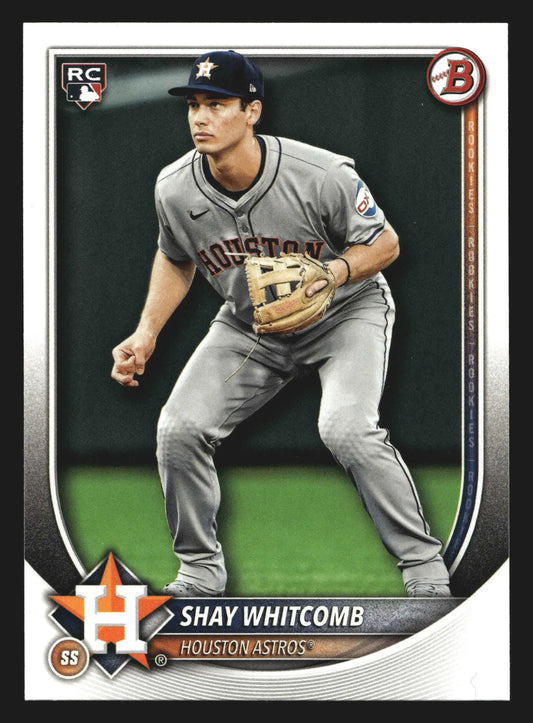 2025 Bowman Shay Whitcomb #47 Houston Astros RC - Baseball Card Single