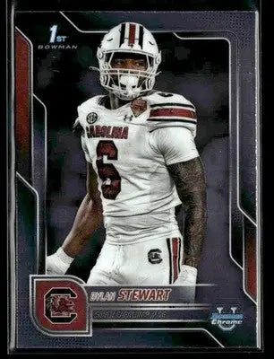 2025 Bowman University Chrome #124 Dylan Stewart - Football Card Single