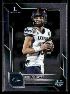 2025 Bowman University Chrome #145 Owen McCown - Football Card Single