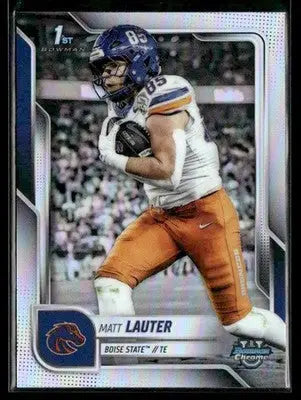 2025 Bowman University Chrome #159 Matt Lauter Refractor - Other