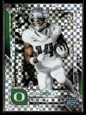 2025 Bowman University Chrome #166 Justius Lowe Xfractor - Baseball Card Single