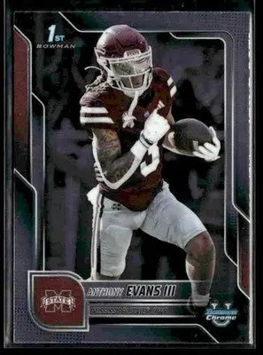 2025 Bowman University Chrome #172 Anthony Evans III - Baseball Card Single