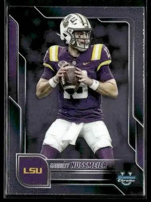 2025 Bowman University Chrome #189 Garrett Nussmeier - Baseball Card Single