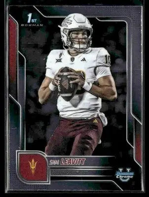 2025 Bowman University Chrome #195 Sam Leavitt - Baseball Card Single