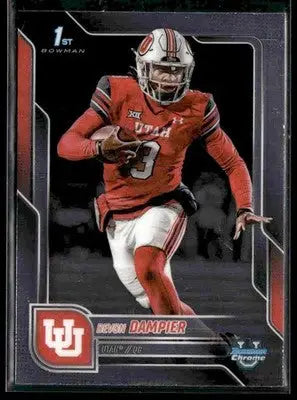 2025 Bowman University Chrome #3 Devon Dampier - Football Card Single