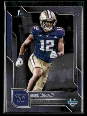 2025 Bowman University Chrome #34 Denzel Boston - Baseball Card Single