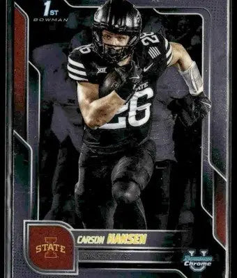 2025 Bowman University Chrome #55 Carson Hansen - Baseball Card Single