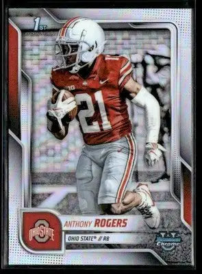 2025 Bowman University Chrome #68 Anthony Rogers Refractor - Other