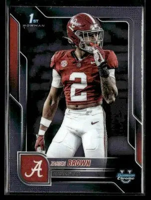 2025 Bowman University Chrome #72 Zabien Brown - Other