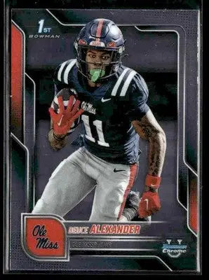 2025 Bowman University Chrome #81 Deuce Alexander - Baseball Card Single