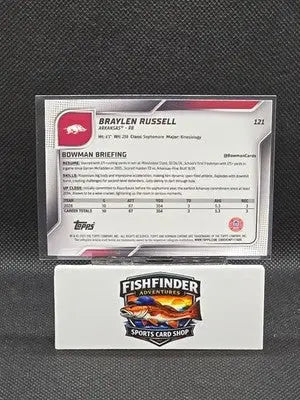 2025 Bowman University Chrome - Braylen Russell #121 X-Fractor (RC) - Football Card Single