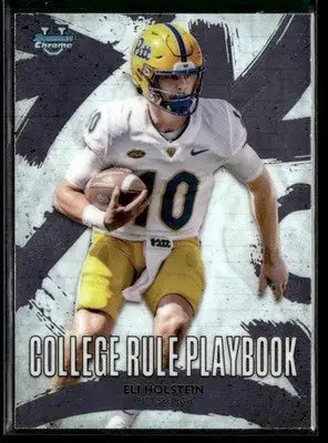 2025 Bowman University Chrome #CRP-10 Eli Holstein College Rule Playbook - Other