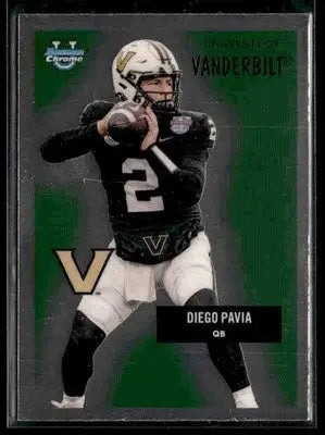 2025 Bowman University Chrome Diego Pavia #55AV-26 1955 Bowman Commodores - Football Card Single