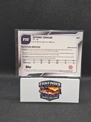 2025 Bowman University Chrome - Keyone Jenkins #162 Shimmer Refractor (RC) - Football Card Single