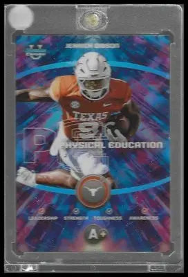 2025 Bowman University Chrome Physical Education #PE-18 Jerrick Gibson - Football Card Single