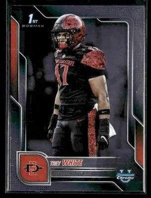2025 Bowman University Chrome Trey White #25 San Diego State Aztecs - Other
