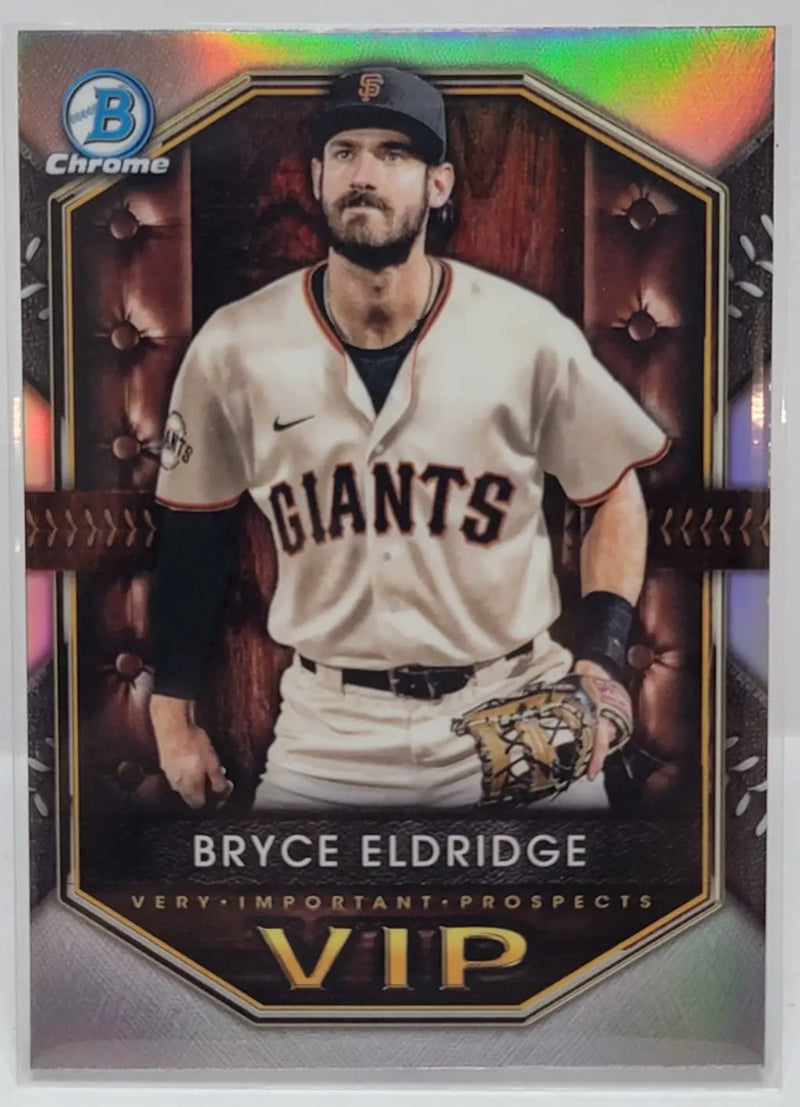 2025 Bowman VIP - #VIP-5 Bryce Eldridge Giants Refractor - Baseball Card Single