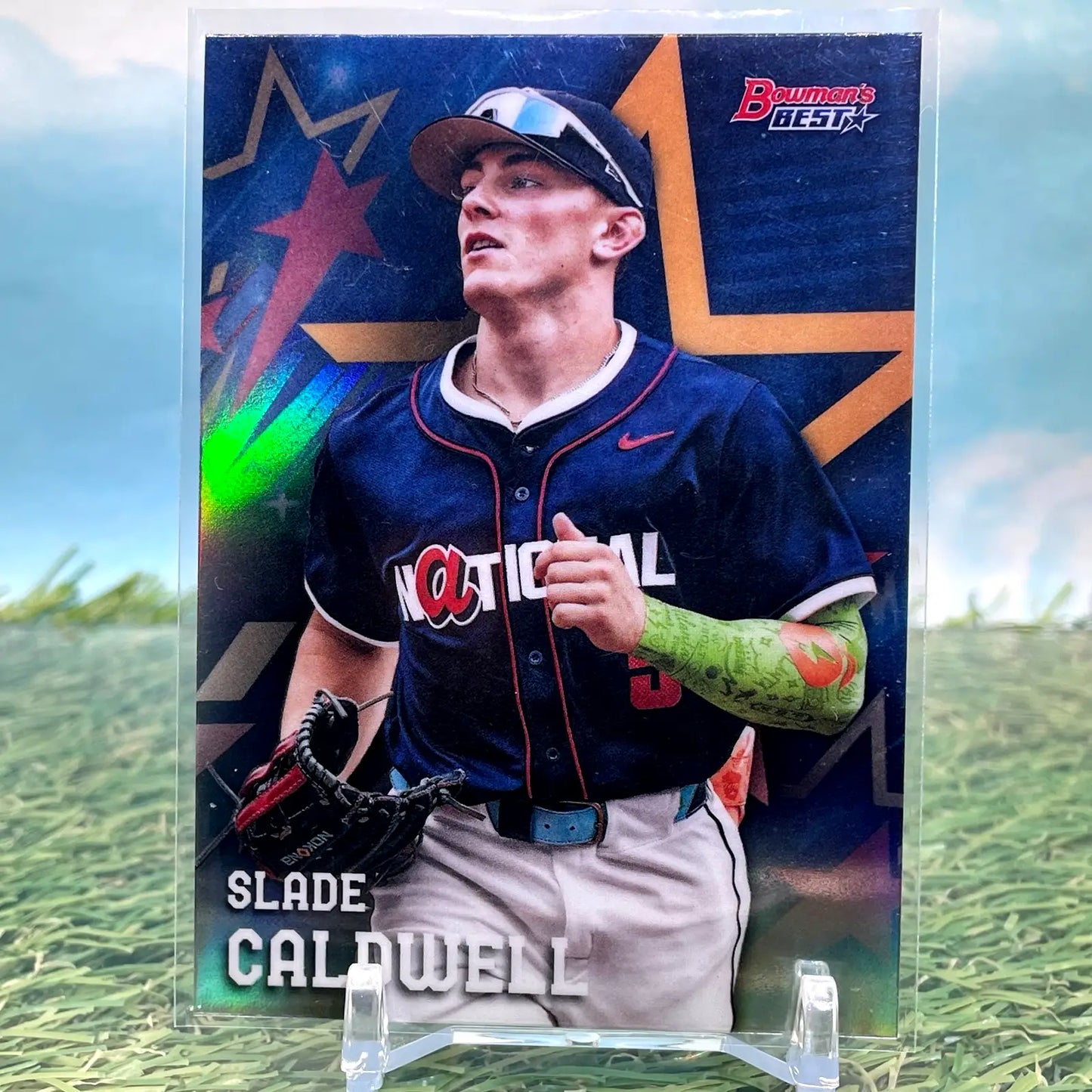 2025 Bowman’s Best SLADE CALDWELL 2025 MLB All-Star Futures Game #FG-6 Arizona - Baseball Card Single
