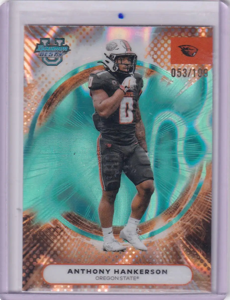 2025 Bowmans Best University 53/199 Aqua Lava #61 Anthony Hankerson- Oregon St