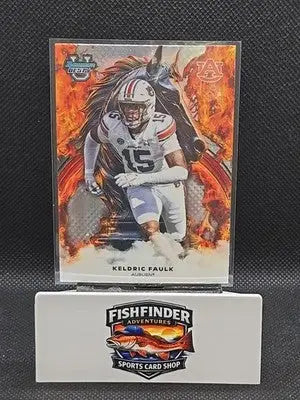 2025 Bowman’s Best University - Workhorse Keldric Faulk #W-16 (RC) - Football Card Single