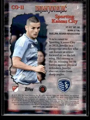 2025 Chrome MLS Dejan Joveljić #CO-11 Class of Their Own Sporting Kansas City - Soccer Card Single
