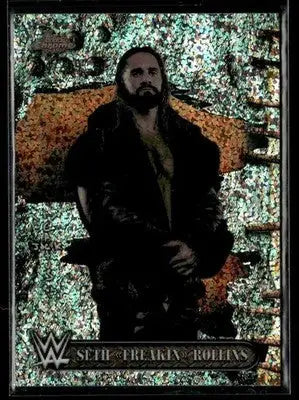 2025 Chrome WWE x Cactus Jack #17 Seth ’Freakin’ Rollins Speckle Refractor #/299