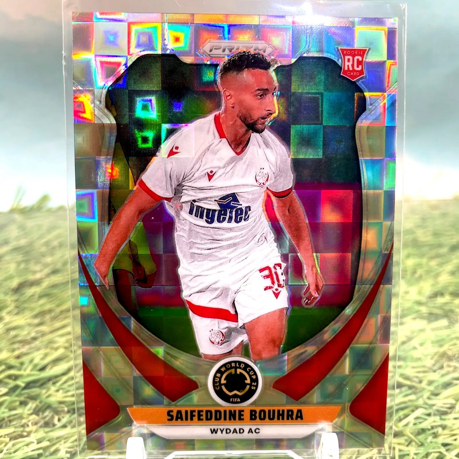 2025 Club World Cup Saifeddine Bouhra Wydad AC Rookie (RC) Pandora Prizm - Soccer Card Single