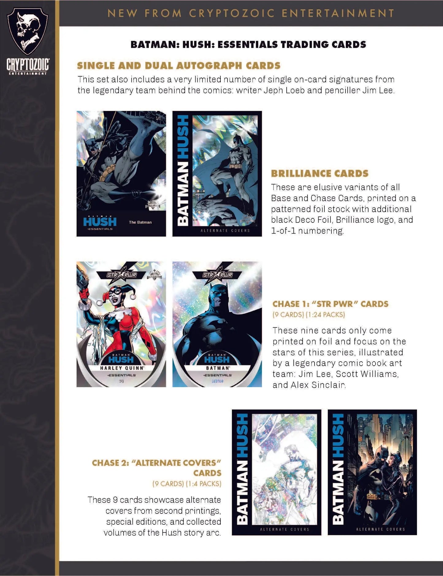 2025 Cryptozoic Batman Hush Essentials Trading Card Box - DC Card Box
