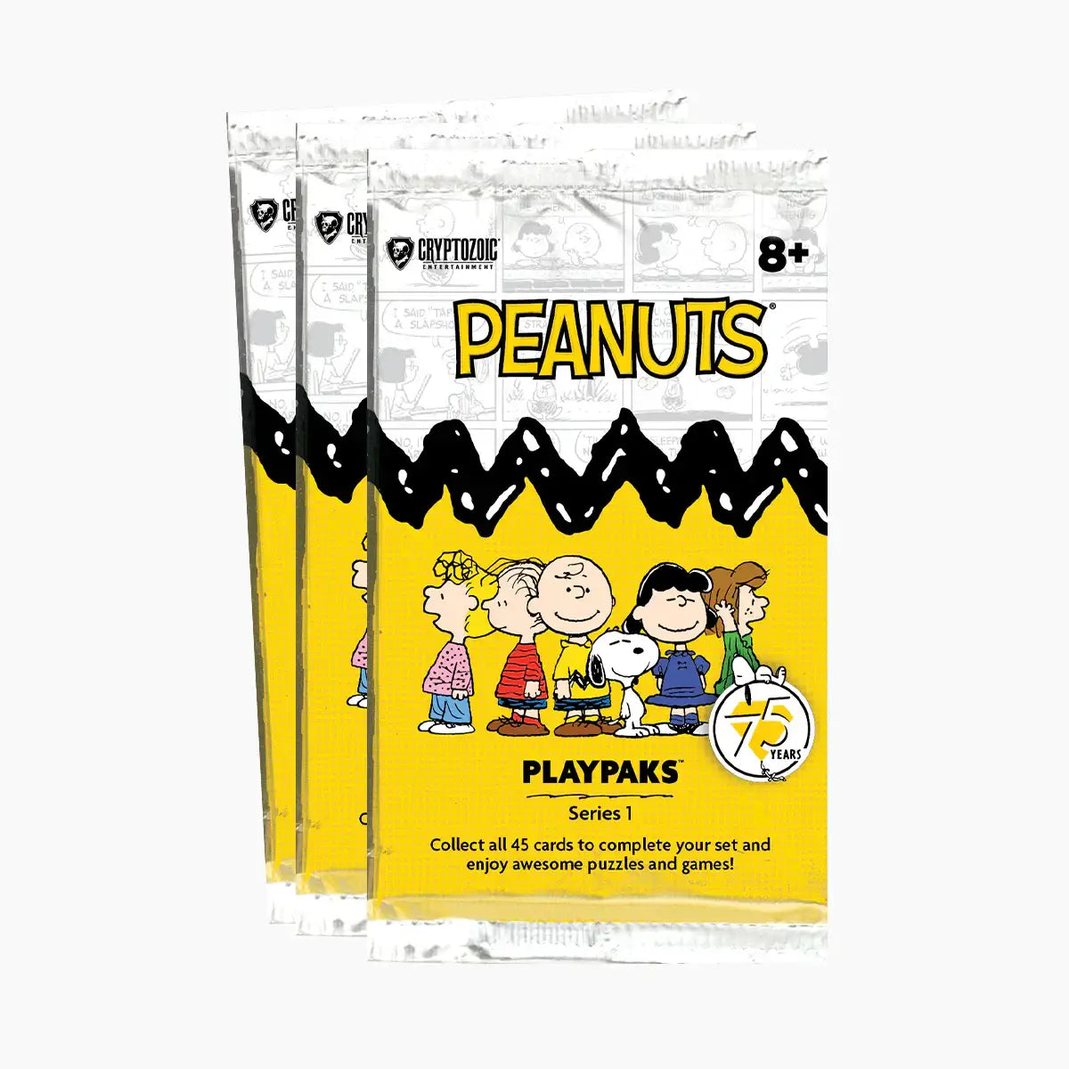 2025 Cryptozoic Peanuts Playpaks: 75 Years Trading Card Box - Non-Sports Card Box