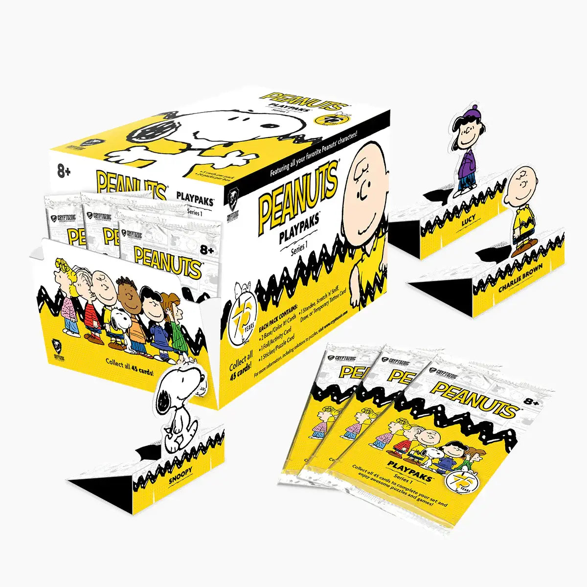 2025 Cryptozoic Peanuts Playpaks: 75 Years Trading Card Box - Non-Sports Card Box