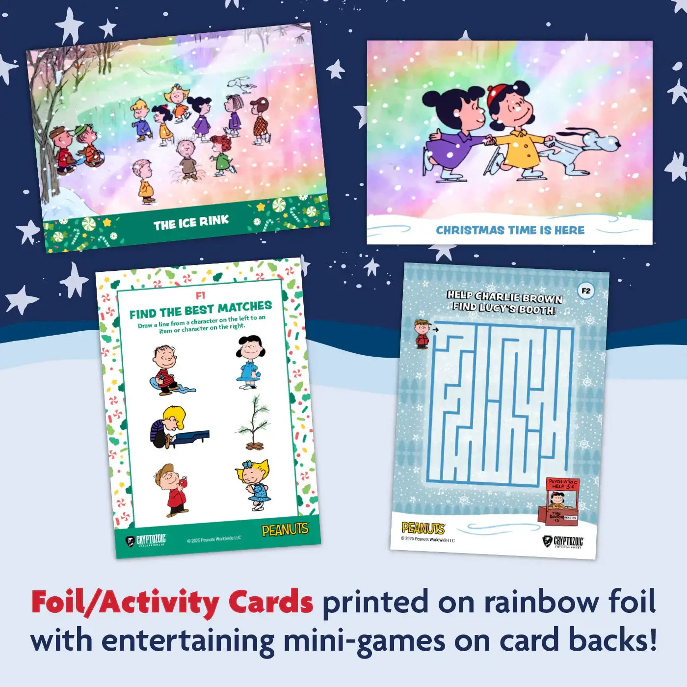 2025 Cryptozoic Peanuts Playpaks Series 2: Charlie Brown Christmas Blaster Box - Other